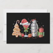 クリスマスパーティー エスプレッソマティーニ 飲み会 シーズンカード (正面)