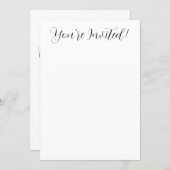 クリスマスパーティー エバーグリーン松の枝 シーズンカード (正面/裏面)