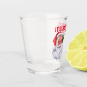 クリスマスパーティー |サンタクおもしろいラスの飲み声 ショットグラス (左)