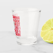 クリスマスパーティー |サンタクおもしろいラスの飲み声 ショットグラス (右)