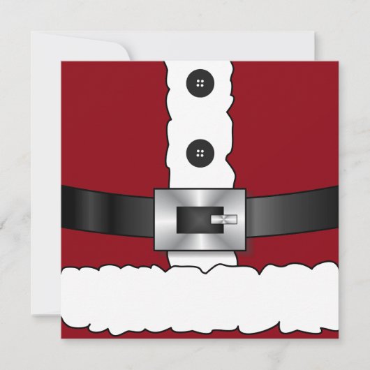 クリスマスパーティー サンタクロース ノートカード (正面)