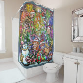 クリスマスパーティー シャワーカーテン (インサイチュ)