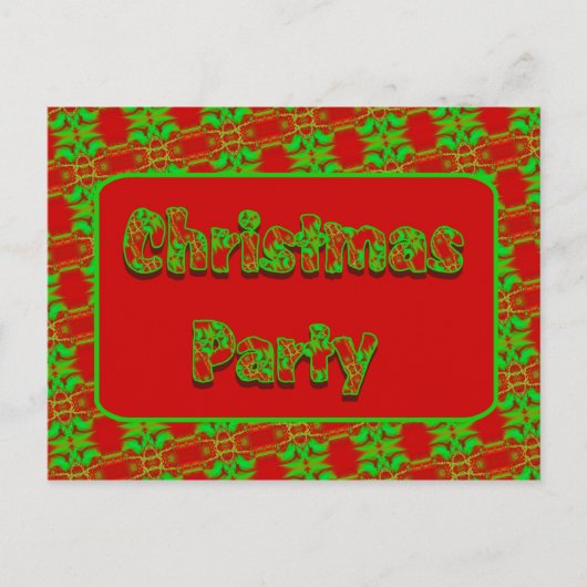クリスマスパーティー シーズンポストカード (正面)