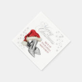 クリスマスパーティー スタンダードカクテルナプキン (角)