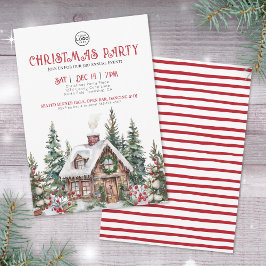 クリスマスパーティー ビジネス ホリデーパーティー 招待状