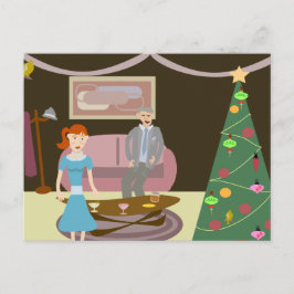 クリスマスパーティー ポストカード