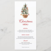 クリスマスパーティー メニュー (正面)