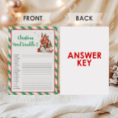 クリスマスパーティー ワード スクラブル ゲーム シーズンカード