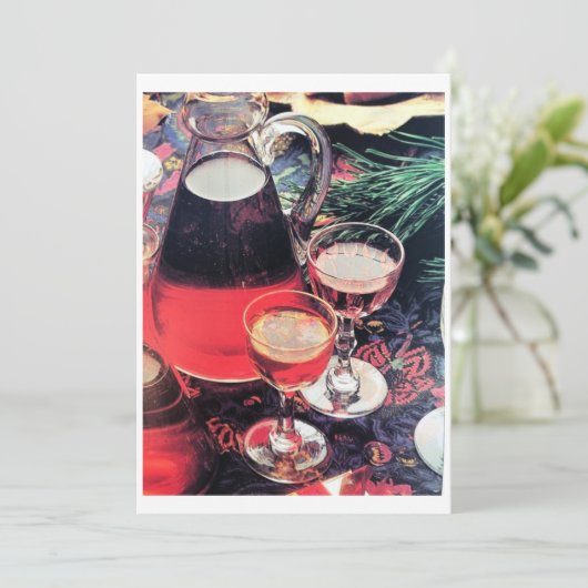 **クリスマスパーティー**家族と友人の招待状 招待状 (スタンド正面)