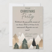 クリスマスパーティー 招待状 (正面)
