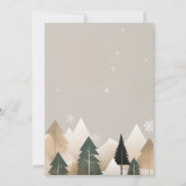 クリスマスパーティー 招待状 (裏面)