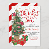 クリスマスパーティー 招待状 (正面/裏面)