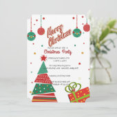 クリスマスパーティー 招待状 (スタンド正面)