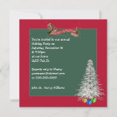 クリスマスパーティー 招待状 (正面)