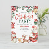 クリスマスパーティー 招待状 (スタンド正面)