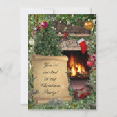 クリスマスパーティー 招待状 (正面)