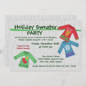 クリスマスパーティー 招待状 (正面/裏面)