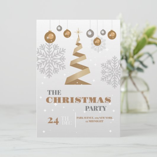 クリスマスパーティー 招待状 (スタンド正面)