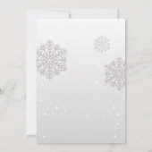 クリスマスパーティー 招待状 (裏面)