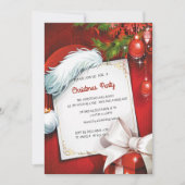 クリスマスパーティー 招待状 (正面)