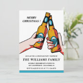 クリスマスパーティー  招待状 ビール メリー (スタンド正面)
