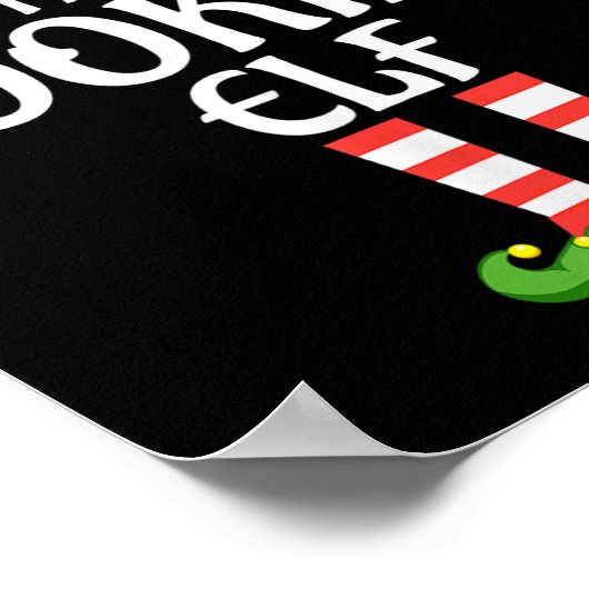 クリスマスパーティー 料理エルフ家族マッチンググループ ポスター (角)