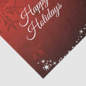 クリスマスパーティー 白い星 クリスマスの木 赤い雪の結晶 薄葉紙 (詳細)