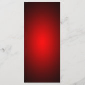 クリスマスパーティー 赤金色の飾り付きディナーメニュー メニュー (裏面)