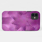 クリスマスパープルハーフトーンスターiphone 5ケース Case-Mate iPhoneケース (裏面(横))