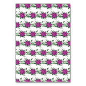 クリスマスパープルポインセチア結婚花 テーブルナンバー (裏面)