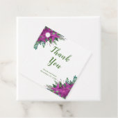 クリスマスパープルポインセチア結婚花 フェイバータグ (インサイチュ)