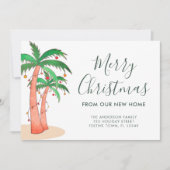 クリスマスパームの木が動く 案内状 (正面)