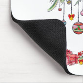 クリスマスパームツリートロピカルクリスマスビーチフロリダハ マウスパッド (コーナー)