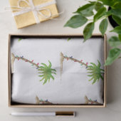 クリスマスパームツリートロピカルビーチイライトビーチ 薄葉紙 (ギフト)