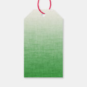 クリスマスパームツリーパーソナライズされたギフトラベル ギフトタグ (裏面)