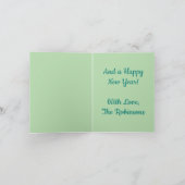 クリスマスパームツリー トロピカルコア コーストビーチ シーズンカード (内部)