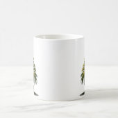 クリスマスパームツリー、ビーチアロハクリスマス コーヒーマグカップ (中央)