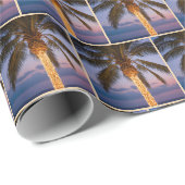 クリスマスパームツリー ラッピングペーパー (ロールコーナー)