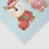 クリスマスパール – トナカイ、クマ&ウサギ 薄葉紙 (詳細)