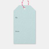 クリスマスヒップスターキツネ ギフトタグ (裏面)