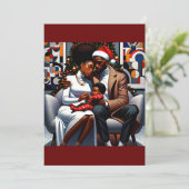 クリスマスヒップホップファミリーポートレート シーズンカード (スタンド正面)