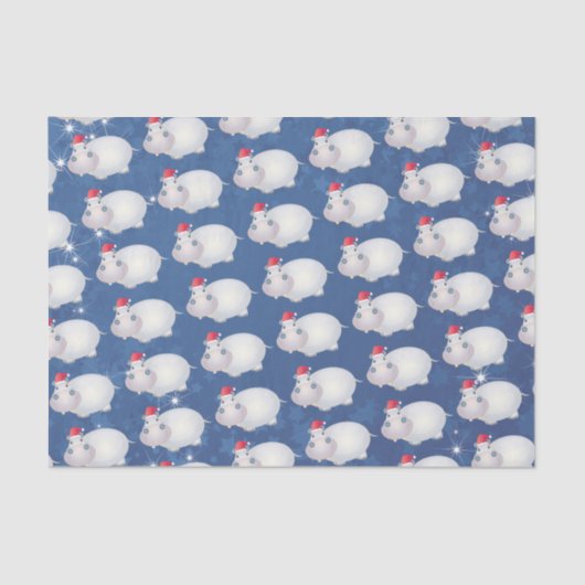 クリスマスヒッポサンタハトヒポタマス 薄葉紙 (正面)