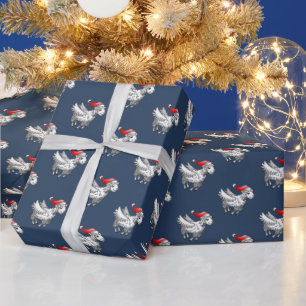 クリスマスヒツジ ラッピングペーパー