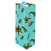 クリスマスヒトデの海の馬 ワインギフトバッグ (正面アングル)