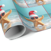 クリスマスヒトデの海水 ラッピングペーパー (ロールコーナー)