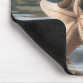 クリスマスヒトデの海 マウスパッド (コーナー)