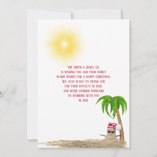 クリスマスヒトデ事業 (裏面)