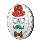 クリスマスヒバの口ひげ ダーツボード (正面右)