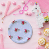 クリスマスヒポタマス紙ホリデーパーティープレート ペーパープレート (パーティー)