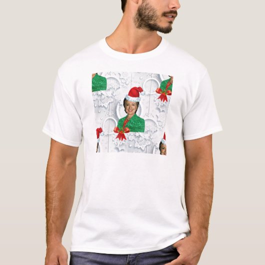 クリスマスヒラリー・クリントン Tシャツ (正面)